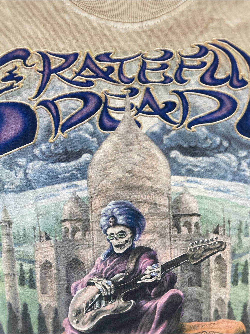 Vintage 2001 Liquid Blue Grateful Dead Large Y2K like new! Authentic - Picture 4 of 13